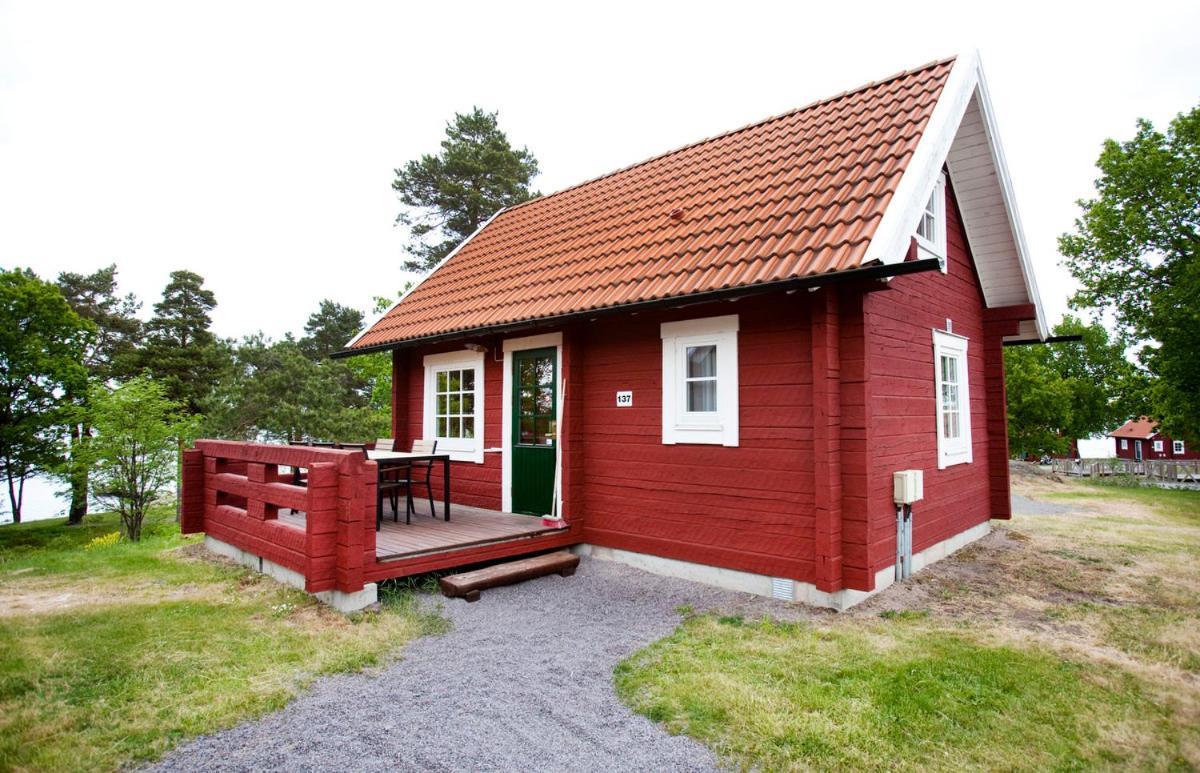 Stuga med havsutsikt